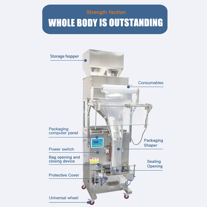999g Automatic Gusseted Bag Packaging Machine 6
