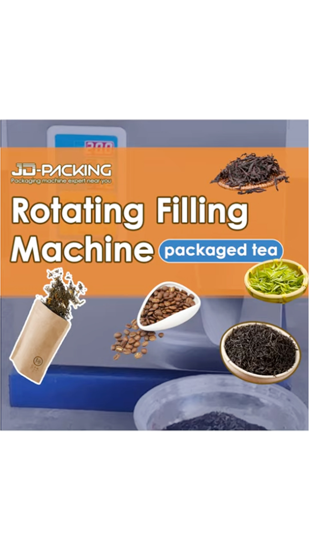 Semi Auto Tea Weighing Filling Machine
