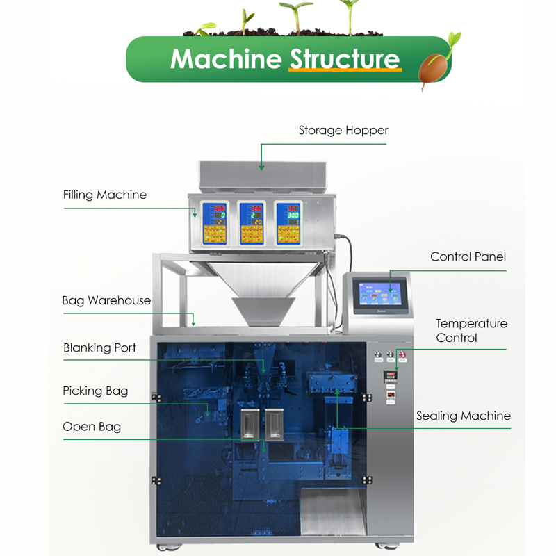 Automatic Pet Food Premade Bag Packaging Machine 6