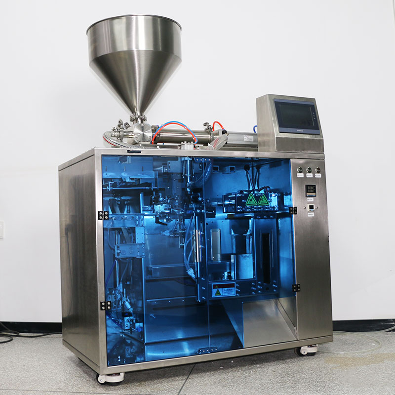 300ML paste feeding bag type packing machine 4