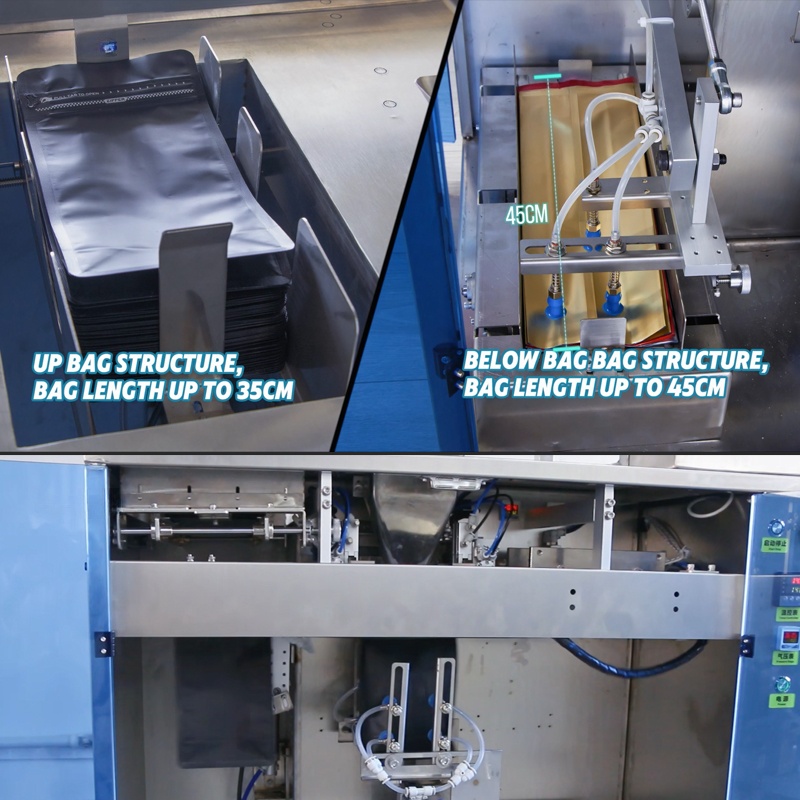 Automatic Coffee Bean Flat Bottom Bag Premade Pouch Packing Machine 4