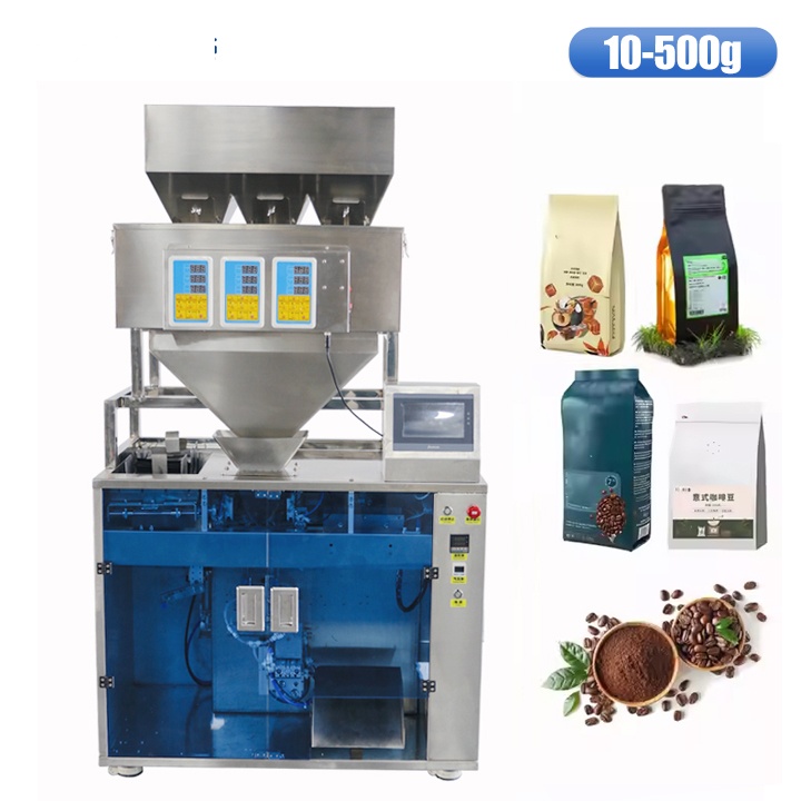 Automatic Coffee Bean Flat Bottom Bag Premade Pouch Packing Machine 8