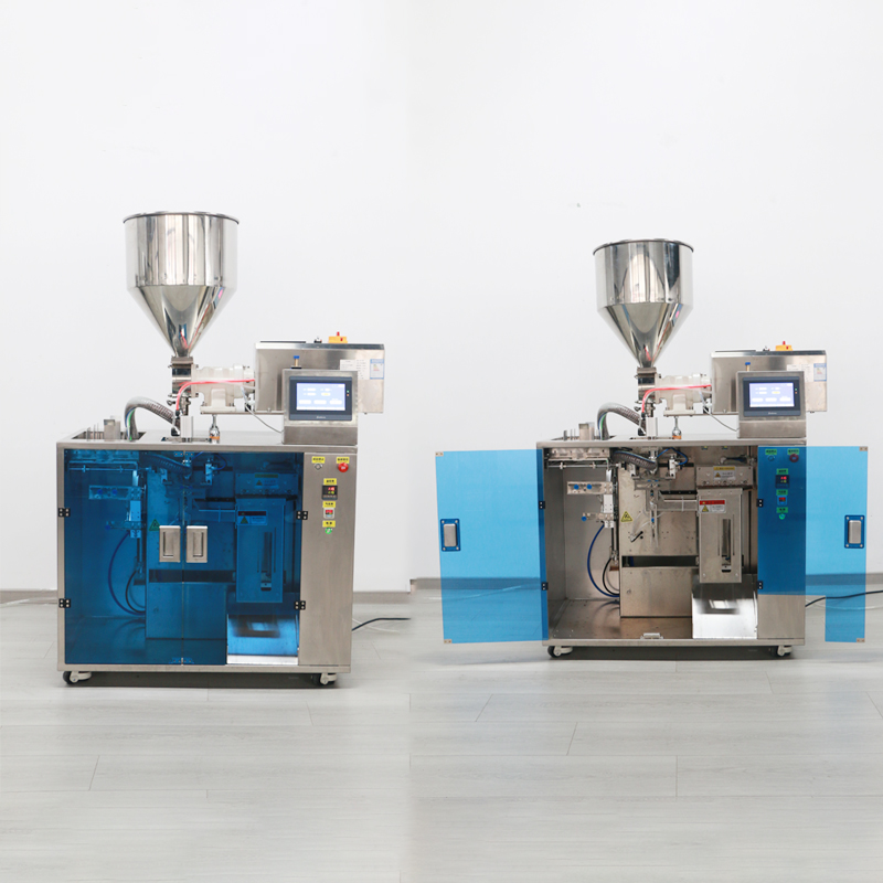 Paste Premade Bag Packing Machine With Rotary Pump 6