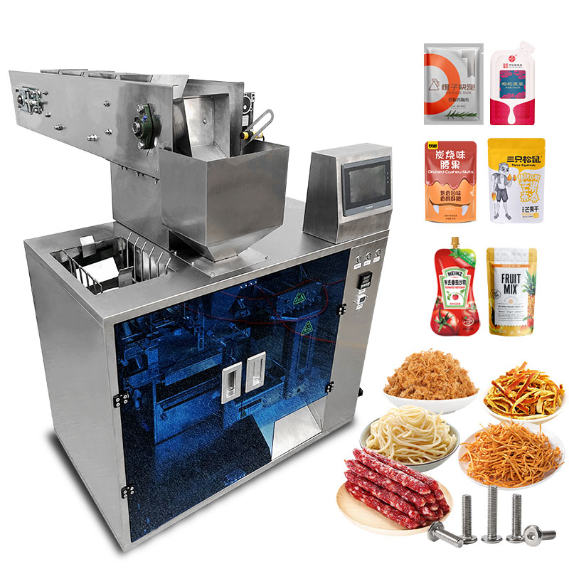 Model 120 Tipping Bucket Premade Bag Packing Machine 7