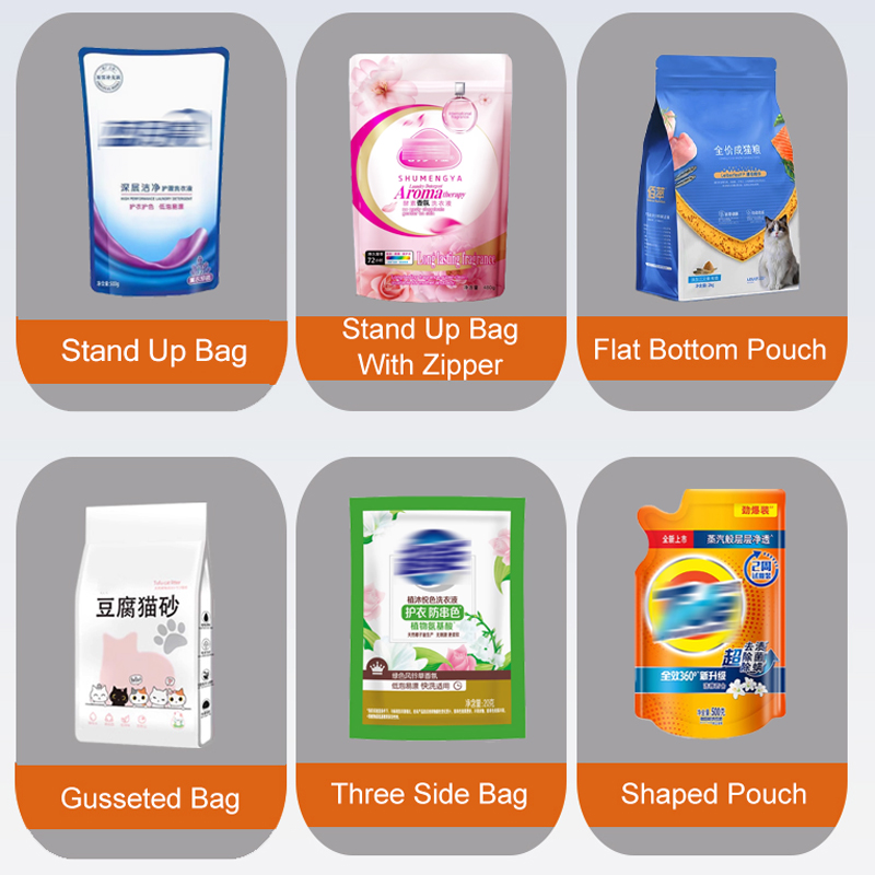500ML Laundry Detergent Paste Premade Bag Packing Machine 3
