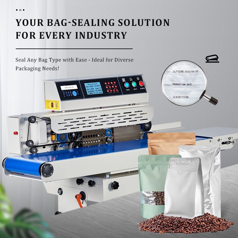 TPS-210AP Inkjet Date Code Printing Sealer Machines 4