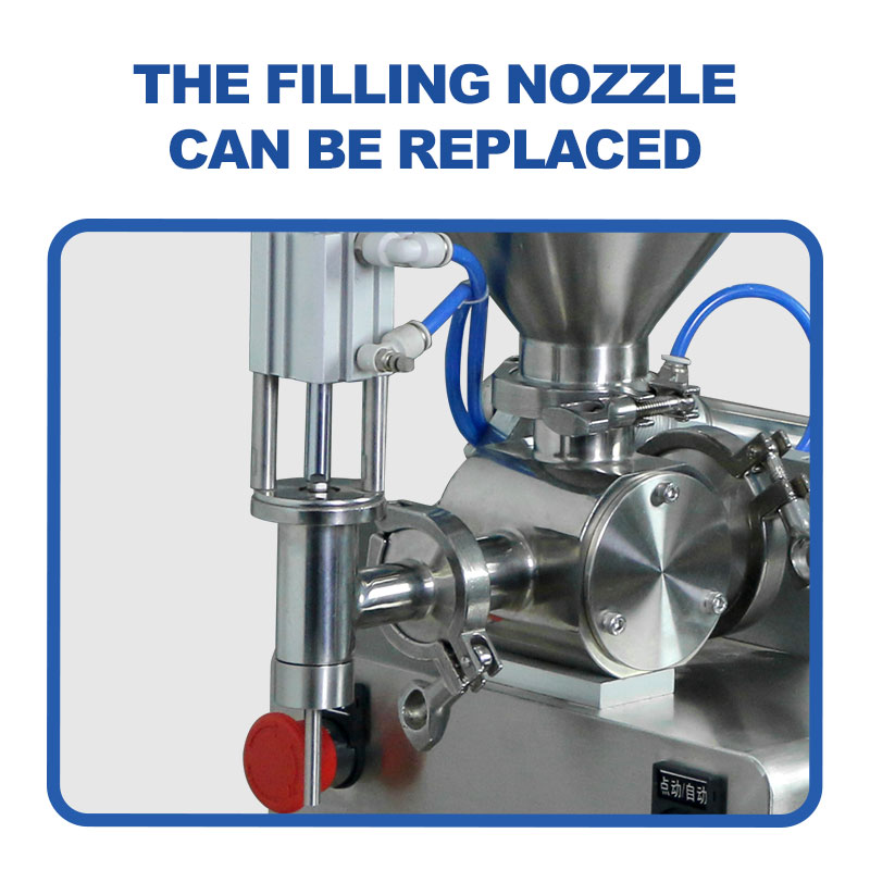 50-500ML Semi Automatic Paste Filling Machine 5