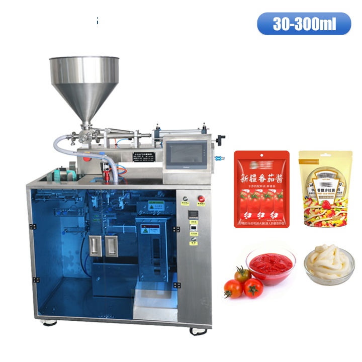 300ML paste feeding bag type packing machine